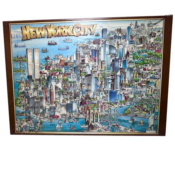 Vintage 1988 “new york city” 504 piece jigsaw puzzle - Picture 1 of 8